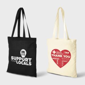 Custom Branded Cotton Tote Bags | Oeko-Tex Certified & Full-Color Print