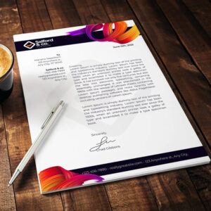 Custom Letterhead Printing